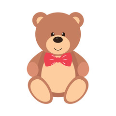 teddy with tie