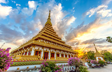 Thailand Golden Temple, Sky View