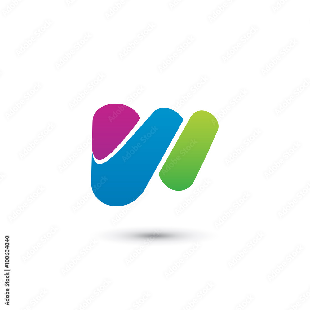 W Logo Stock Vector | Adobe Stock