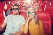 © Syda Productions - happy friends watching movie in 3d theater