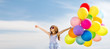 © Syda Productions - happy girl with colorful balloons