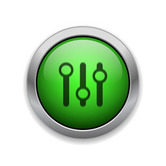 Canvas Print - Green Glowing App Icon