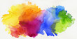 canvas print picture - aquarell regenbogen abstrakt freigestellt