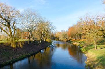  Branch of the river Mukhavets in Brest Fortress, Belarus