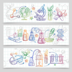 Sticker - Chemistry Banners Set