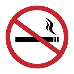 No smoking sign