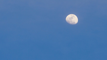 moon photographed during the day