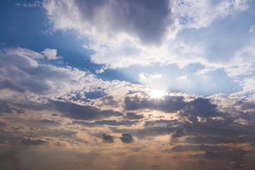 Wall Mural - cloud and sky background