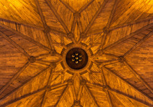 Intricate Sandstone Ceiling Inside Liverpool Anglican Cathedral