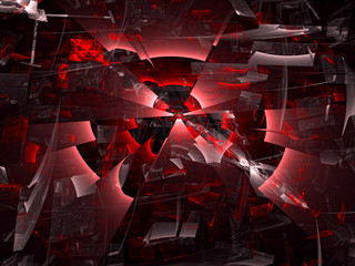 Wall Mural - abstract digitally generated image chaos background