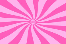 Abstract Pink Spiral, Swirl, Twirl Starburst Background