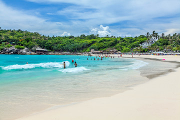 Wall Mural - Blue Lagoon on the island of Ko Racha. Thai Phuket Province