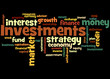 © kalpis - Investments, word cloud concept 2