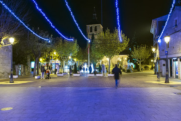 Vista Plaza Galapagar Noche