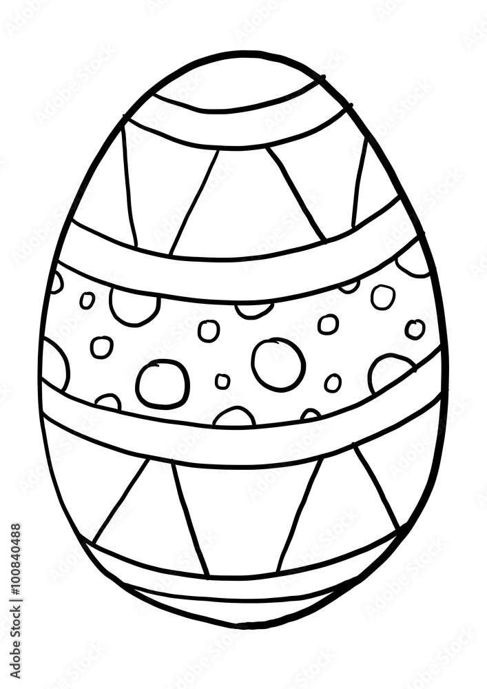 Osterei Malvorlage Stock GamesAgeddon