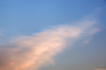 Wall Mural - abstract background with defocused beautiful colorful flame clouds in the sky