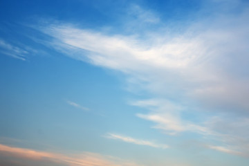 Wall Mural - abstract background with defocused beautiful colorful flame clouds in the sky
