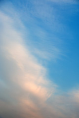Wall Mural - abstract background with defocused beautiful colorful flame clouds in the sky
