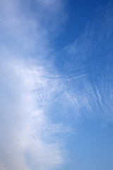 Wall Mural - abstract background with defocused beautiful colorful flame clouds in the sky