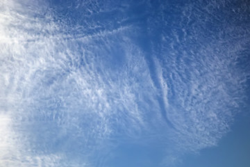 Wall Mural - abstract background with defocused beautiful colorful flame clouds in the sky