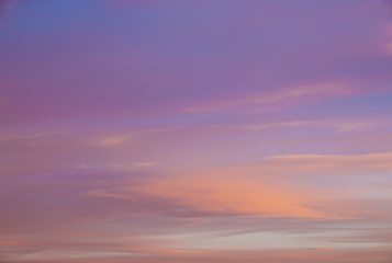 Wall Mural - abstract background with defocused beautiful colorful flame clouds in the sky