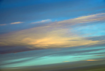 Wall Mural - colorful bokeh defocused abstract background which was created based on beautiful sunrise flame clouds in the sky