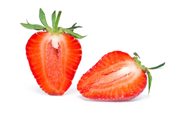 strawberry isolated over white