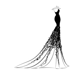 Wall Mural - dress design