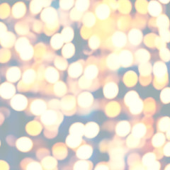 Wall Mural - golden holiday glowing abstract glitter defocused background