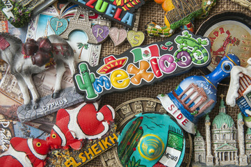 Wall Mural - colorful fridge magnets