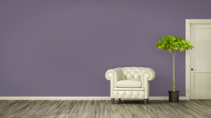 Wall Mural - room with an armchair