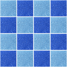 Checkered Seamless Pattern - Blue Glitter