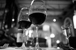 © kichigin19 - red wine in a French restaurant interior