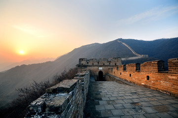 Sticker - Great Wall sunset