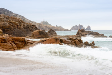 Poster - Cabo Vilan in Costa da Morte, Galicia, Spain