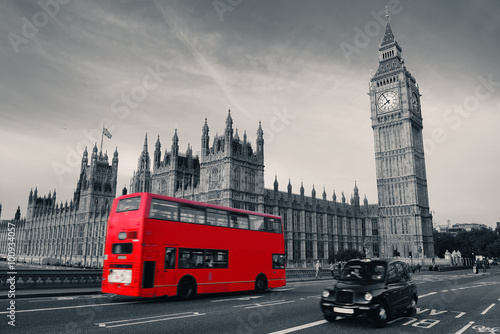 Naklejka na szybę Bus in London