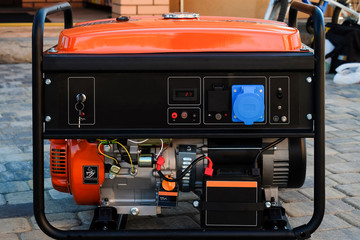 Panel portable electric generator