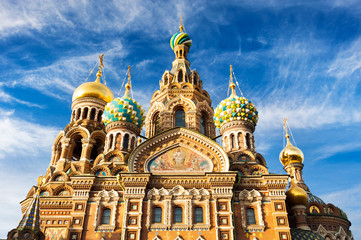 Wall Mural - Church of the Resurrection of Christ (Saviour on Spilled Blood), St Petersburg , Russia