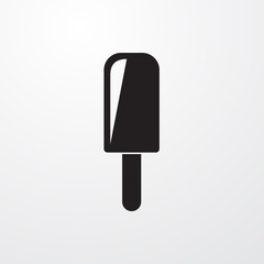 Poster - Ice cream icon for web and mobile.