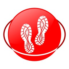 Poster - Red icon, shoes vector ilustration