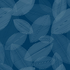 Wall Mural - seamless leaves pattern background