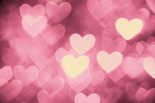 Heart Background Photo Light Pink Color