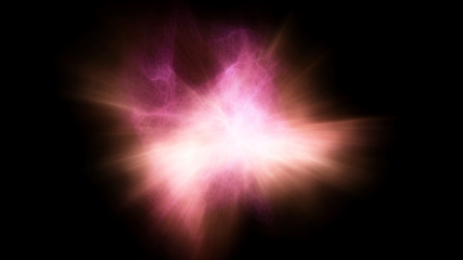 Wall Mural - Fractal light forms shine 10728
