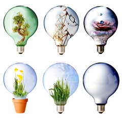 Serie Lampade - Ecologia