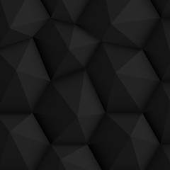  Black Polygonal Background