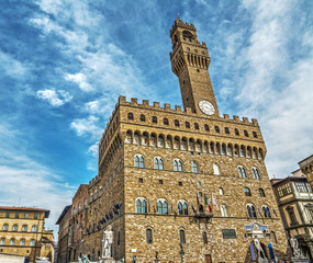 Sticker - Palazzo Vecchio in Piazza della Signoria in Florence