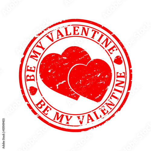 Scratched Red Round Seal With The Inscription Be My Valentine Vector Svg Buy This Stock Vector And Explore Similar Vectors At Adobe Stock Adobe Stock