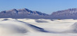 Sand Dunes and San Andres Mountains, White Sands National Monument, New Mexico
