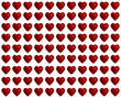 © gimmeephotos - Hearts on White Background