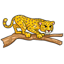 Leopard Cartoon
Illustration Of Cute Cartoon Leopard.
